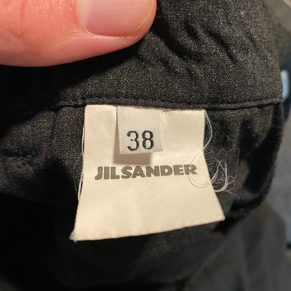 Jil Sander Charcoal Gray Wool Tailored Trouser Pants Women's IT 38 / US 2 EUC - Picture 8 of 14